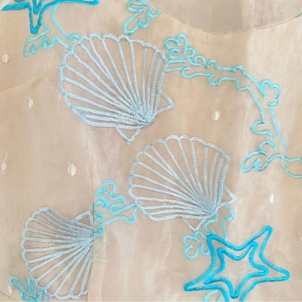 Modcloth "Seashell We Dance?" Dress by Nishe Sz UK 14, US 10 EUC - Picture 6 of 6